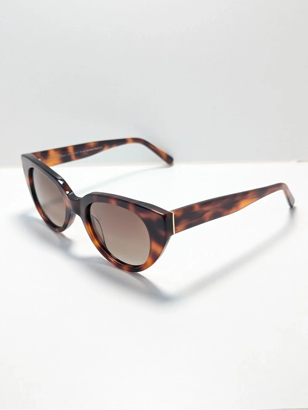 Quince Capri Brown Polarized Tortoiseshell Cat Eye Women’s Sunglasses 49-20-145
